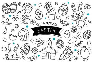 Easter Doodle Vector Art, Icons, and Graphics for Free Download