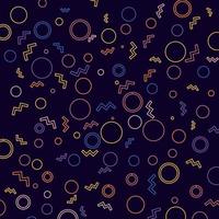 Geometric background with bright colors and dynamic shape compositions vector