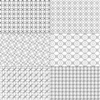 conjunto de líneas geométricas vector