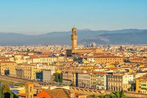 Vista del horizonte de Florencia desde la vista superior