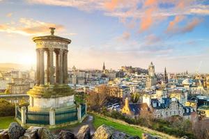 vista de la ciudad de edimburgo foto