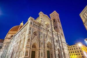 Duomo and Florence city downtown skyline cityscape of  Italy photo