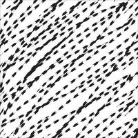 Black paint brush strokes vector pattern. Hand drawn curved and wavy lines with grunge circles. brush scribbles decorative texture. Messy doodles, bold curvy lines illustration.