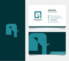 Business Card with Logo Vector