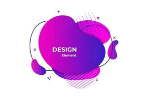 purple liquid abstract element illustration vector