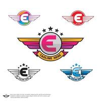 Letter E Logo Vector