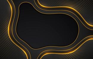 Black and Gold Background vector