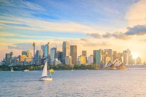 horizonte del centro de sydney foto