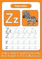 Writing letters Z vector