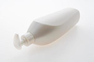 Blank cosmetic and lotion bottle photo