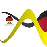 Germany flag vector illustration