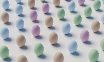 Pattern of colored eggs photo
