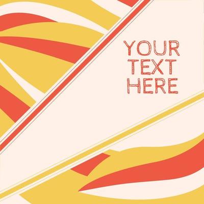 Orange and Red Graphic Retro Template