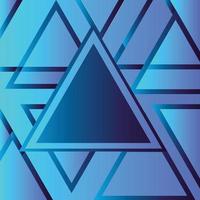 Graphic Triangular Neon Bright Background Template Navy Blue vector