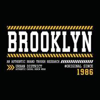 original brooklyn urban clothing typography design