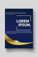 Cover design template with abstract lines modern vector