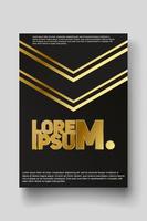 Cover design template with abstract lines modern vector