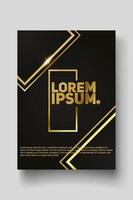 Cover design template with abstract lines modern vector