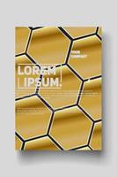 Cover design template with abstract lines modern vector