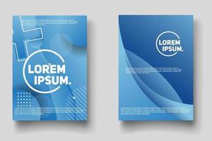 Cover design template with abstract lines modern vector