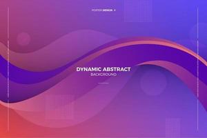 Colorful dynamic abstract background vector