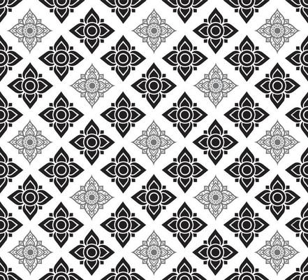 Line Thai Pattern Vector Art, Icons, and Graphics for Free Download