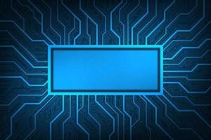 Design in the concept of electronic circuit boards. vector