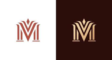 M Letter Logo Design - Vector For Free