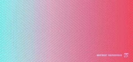 Abstract blue and pink gradient background with diagonal lines pattern texture. vector