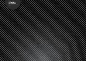 Black carbon kevlar fiber background and texture with lighting. vector