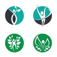 Nature life images illustration set vector