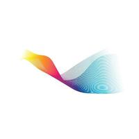 Wave line images vector