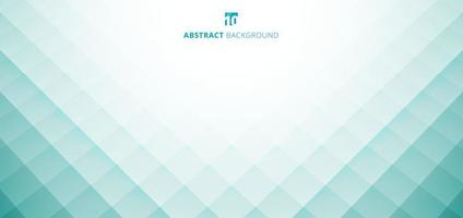 Abstract modern design green turquoise and white grid pattern background with space for your text. vector