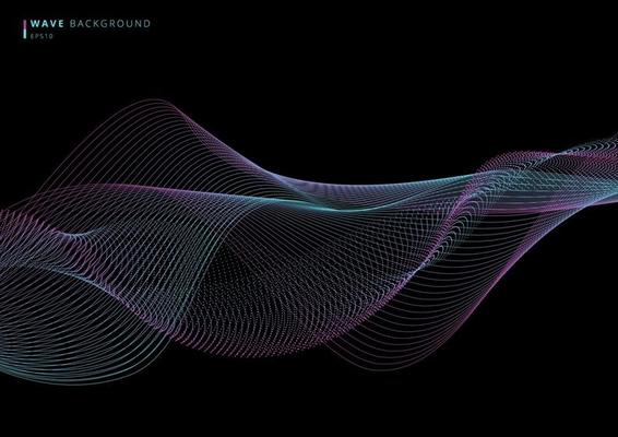 Pink Wave Vector Art, Icons, and Graphics for Free Download