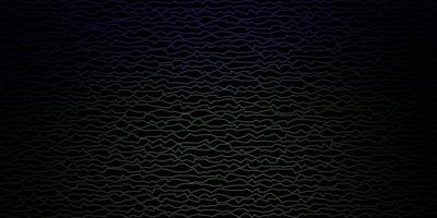 Dark Multicolor vector texture with curves.