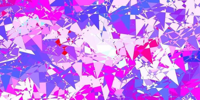 Light Blue, Red vector background with polygonal forms.