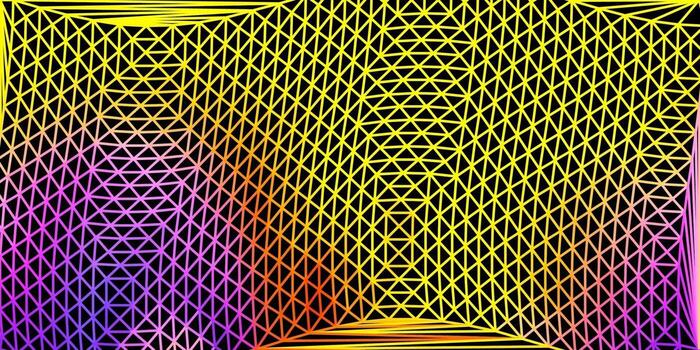 textura de triángulo abstracto de vector azul claro, rojo.