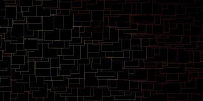 Dark Orange vector template in rectangles.