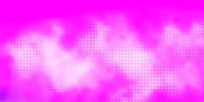 Light Pink vector background with circles.