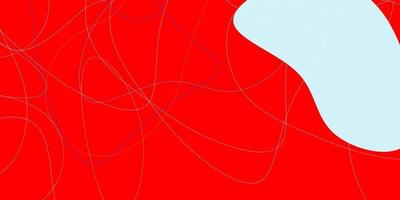 Light blue, red vector backdrop with chaotic shapes.