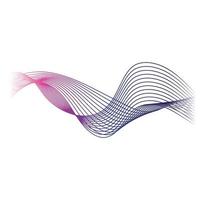 Wave line images vector