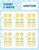 count and write, addition vector