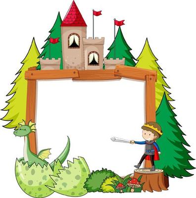 Fairy tale banner template