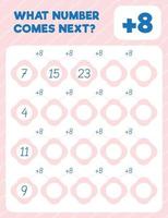 what number comes next vector