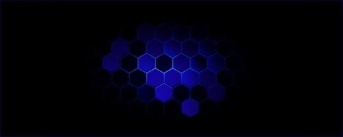 hexagonal abstract technology background. Vector Illustration