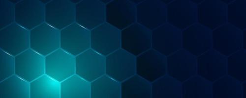 hexagonal abstract technology background. Vector Illustration