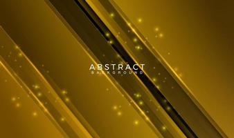 Abstract geometric line with glitter gold background vector illustration