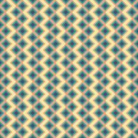 Abstract geometric sqaure background in neutral colors. Seamless blue. orange, and yellow vector pattern. Fashion fabric patchwork design. Simple geometry chevron pattern