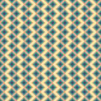 Abstract geometric sqaure background in neutral colors. Seamless blue. orange, and yellow vector pattern. Fashion fabric patchwork design. Simple geometry chevron pattern