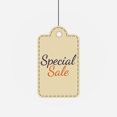 Tag discount special sale label vector